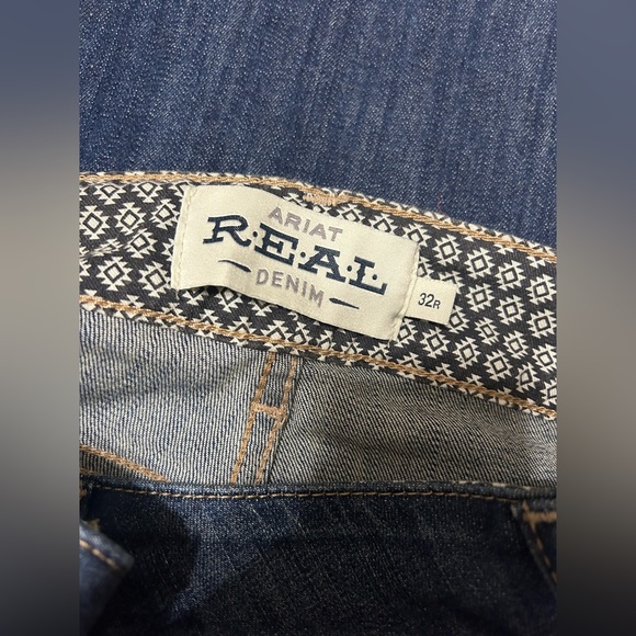 NEW Ariat Womens Jeans Size 32R Real Denim Perfect Rise Bootcut Western Rodeo - Picture 4 of 7